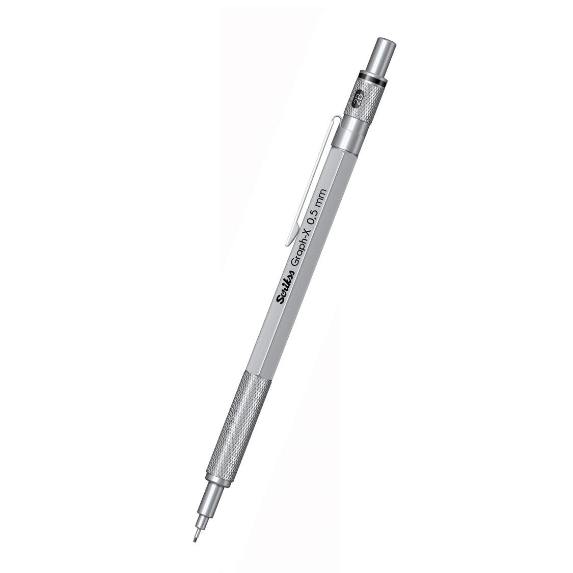 Scrikss | Graph-X | Mechanical Pencil | Satin Chrome | 0.5mm Scrikss