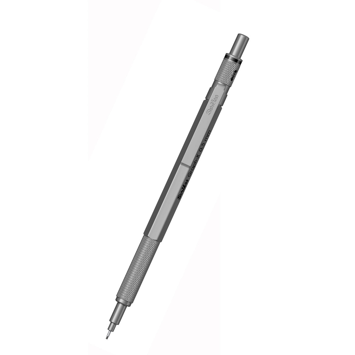 Scrikss | Graph-X | Mechanical Pencil | Satin Grey | Titanium | 0.7mm Scrikss