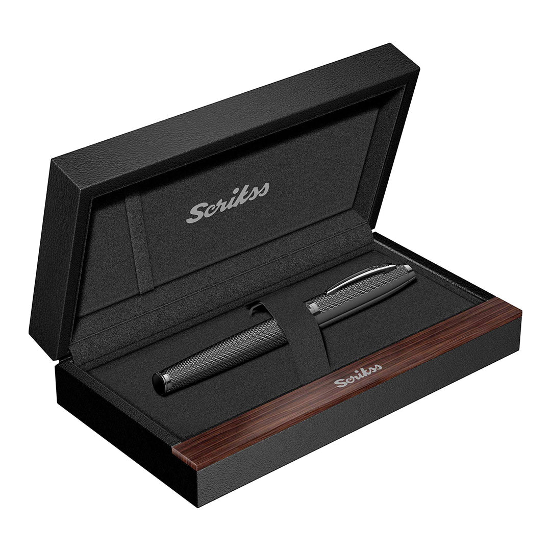 Scrikss | Oscar-390 | Roller Pen | Matt Black Scrikss