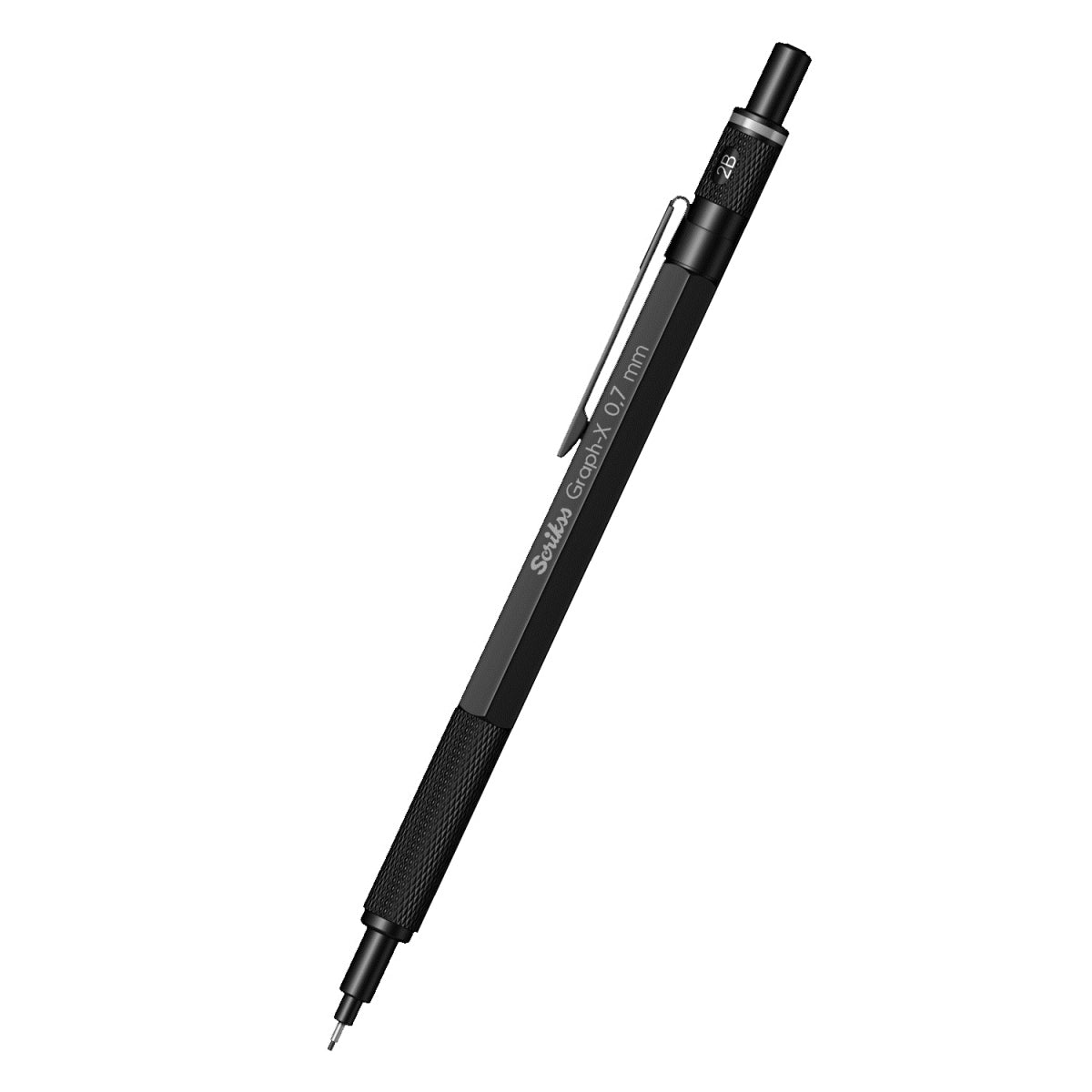 Scrikss | Graph-X | Mechanical Pencil | Matte Black | 0.7mm Scrikss