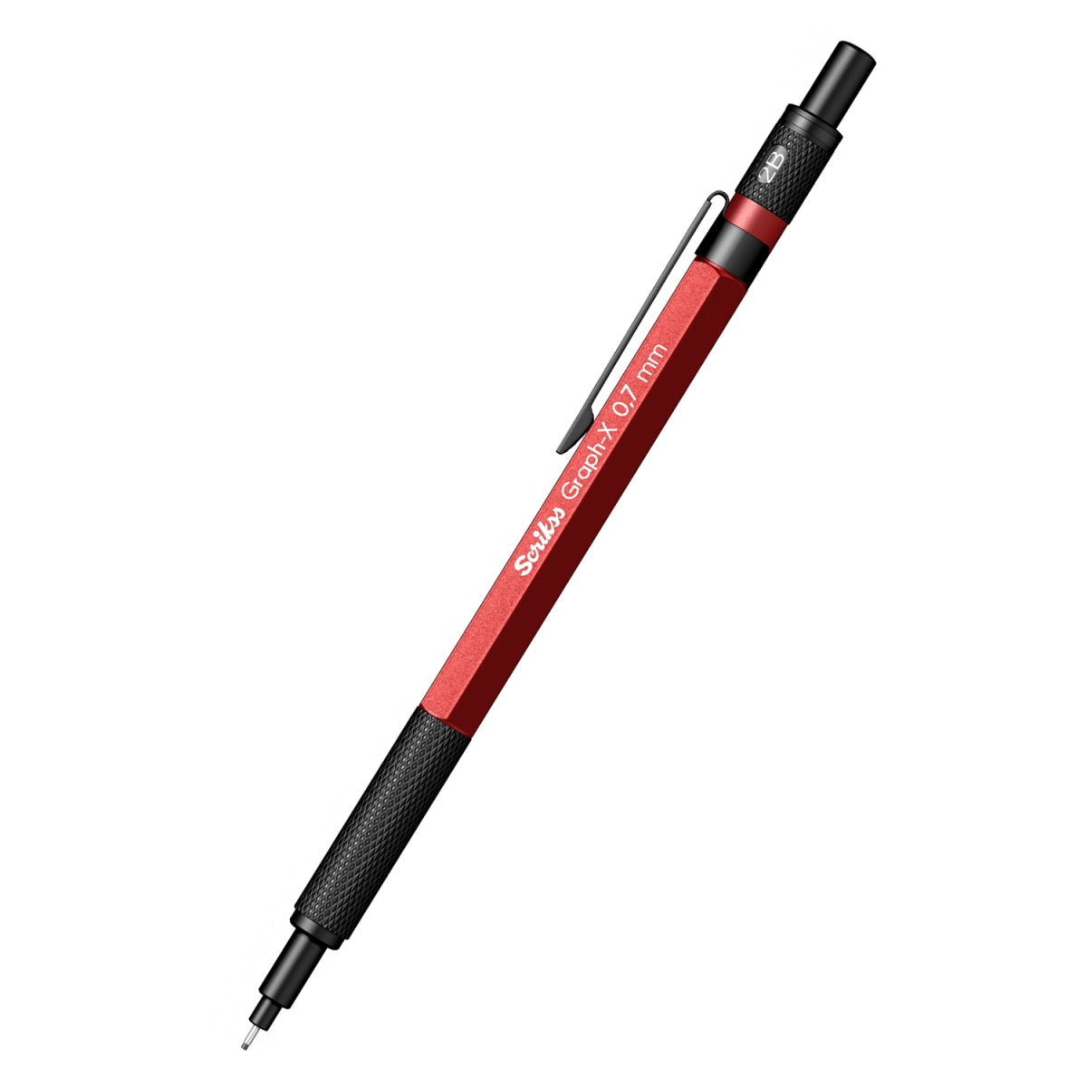 Scrikss | Graph-X | Mechanical Pencil | Metallic Red | 0.7mm Scrikss