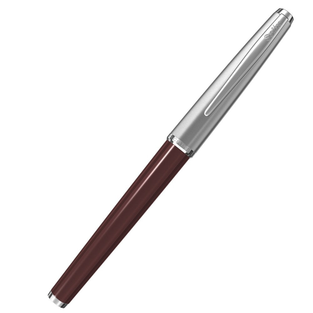 Scrikss | Roller Ball Point Pen | Metropolis | Burgundy Barrel Scrikss