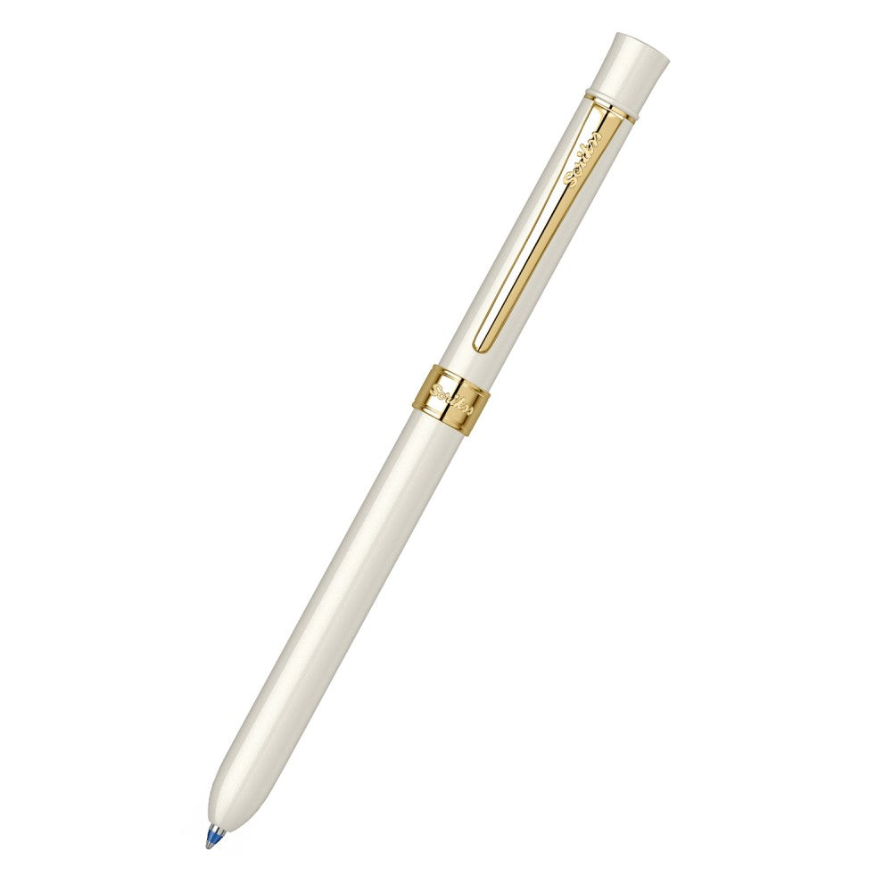 Scrikss | Trio 93 | Multi Function Pen | Ivory Gold-GT Scrikss