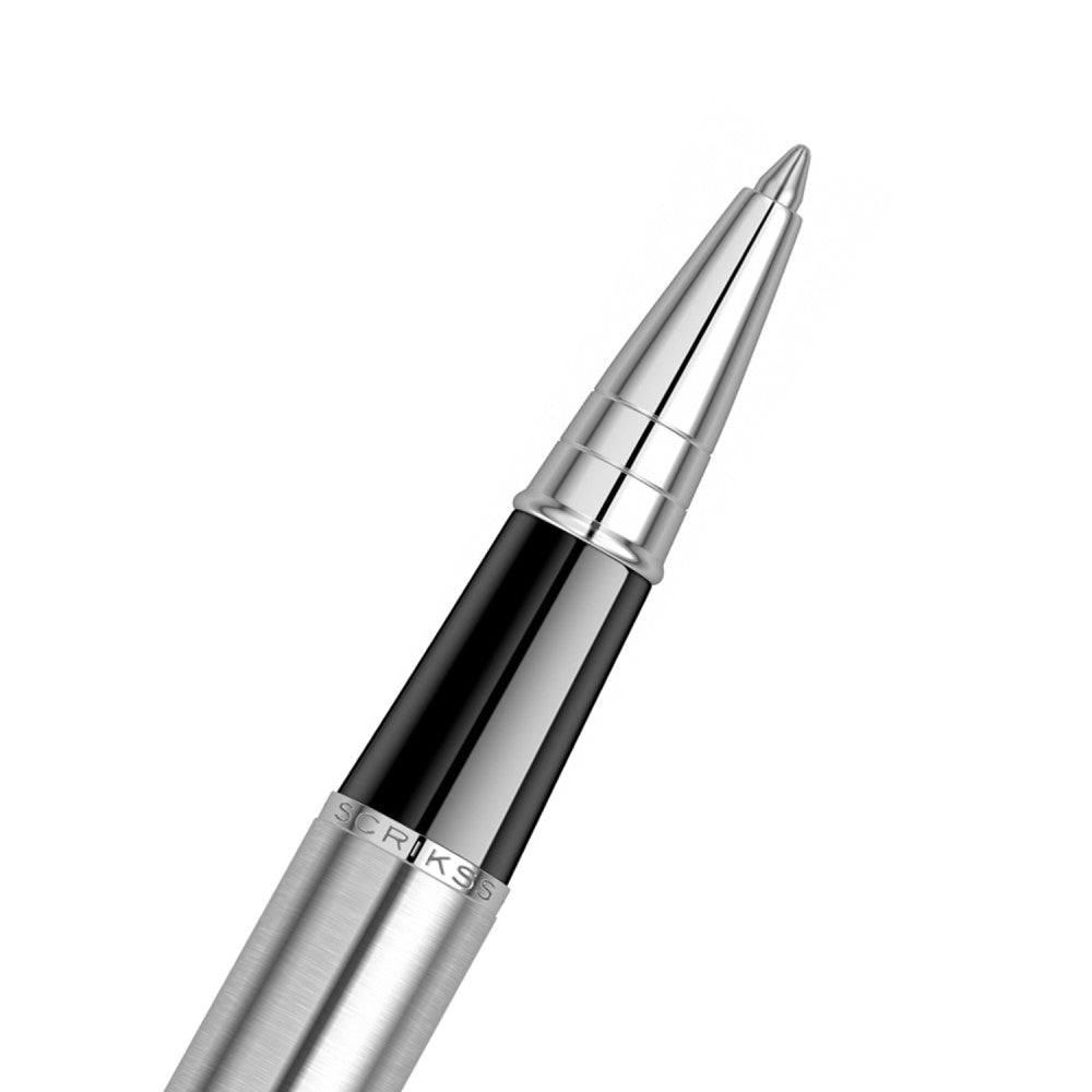 Scrikss | Metropolis 78M | Rollerball Pen | Chrome-CT Scrikss