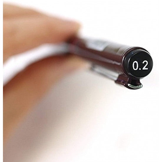 Rotring | Tikky | Graphic Fineliner | Black Pigmented Lightfast | Pack of 12pieces | 0.2mm Rotring