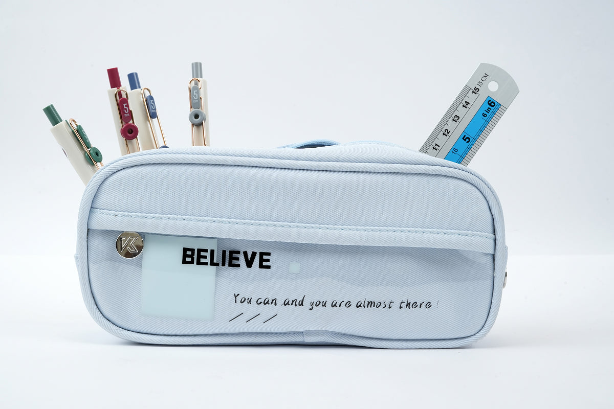 Clearview Organizer Pouch - Light Blue Kidgets