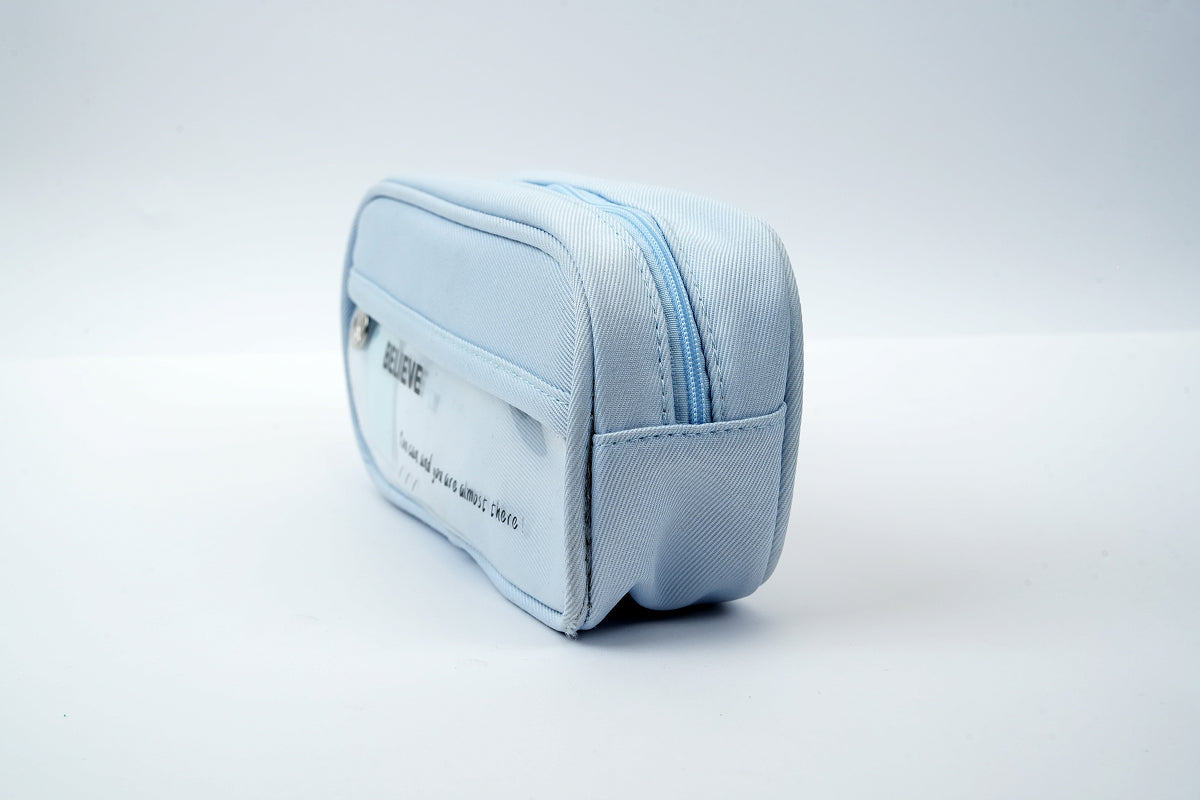 Clearview Organizer Pouch - Light Blue Kidgets