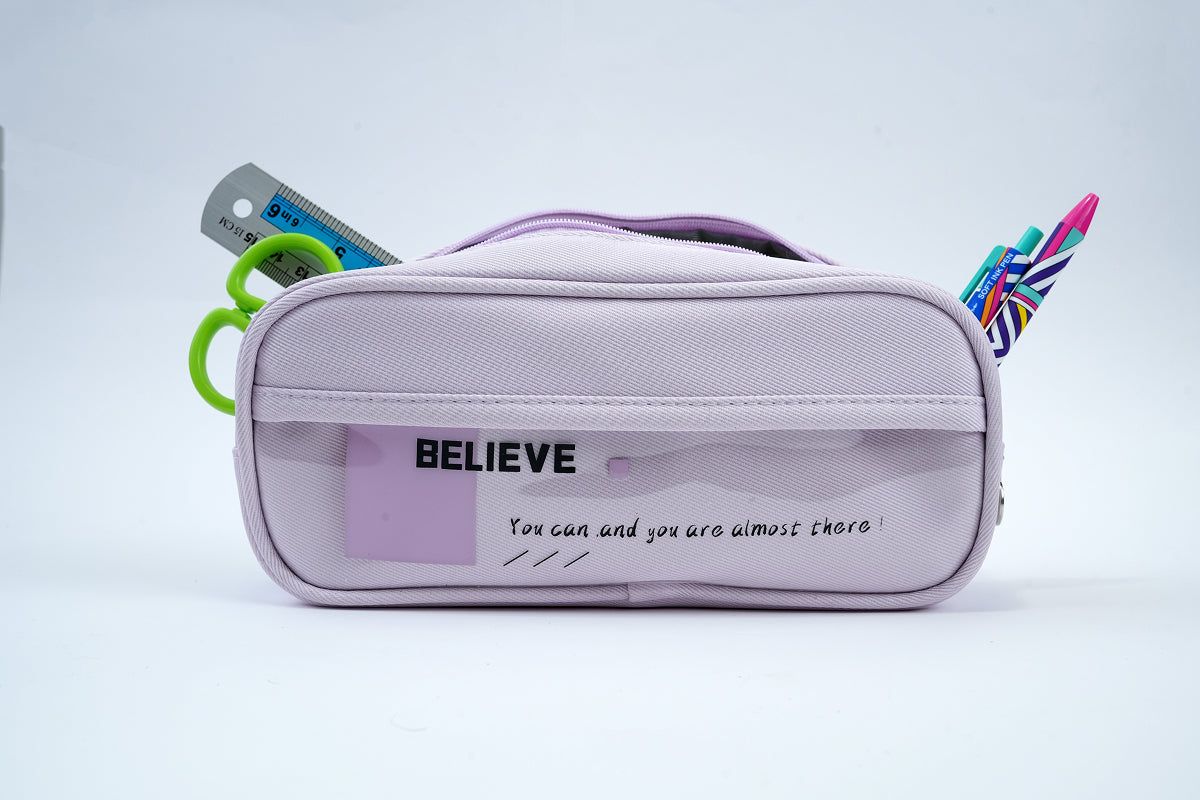 Clearview Organizer Pouch - Purple Kidgets