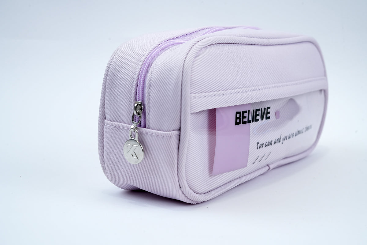 Clearview Organizer Pouch - Purple Kidgets