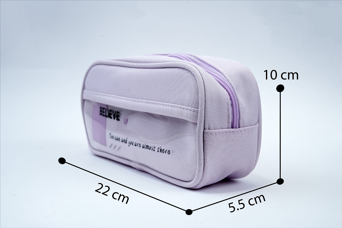 Clearview Organizer Pouch - Purple Kidgets