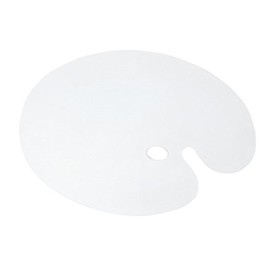 Kabeer Art  Clear Transparent Acrylic Kidney Shaped Drawing Palette