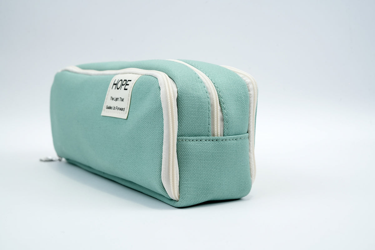 Tri-zip Organizer Pouch - Mint Green Kidgets