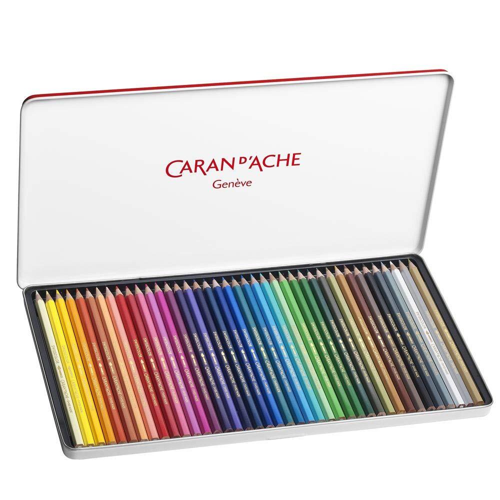 Caran D'Ache Swisscolor Watercolor Pencils 40 Shades