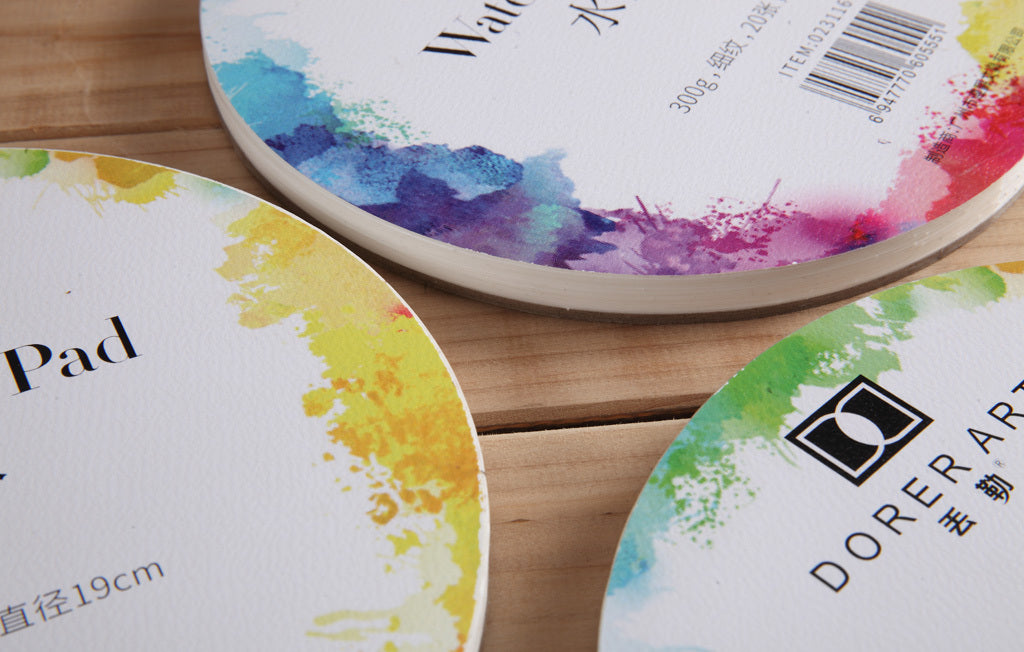Artrack Round WaterColor Paper Pad 190 Mm 20 Sheets