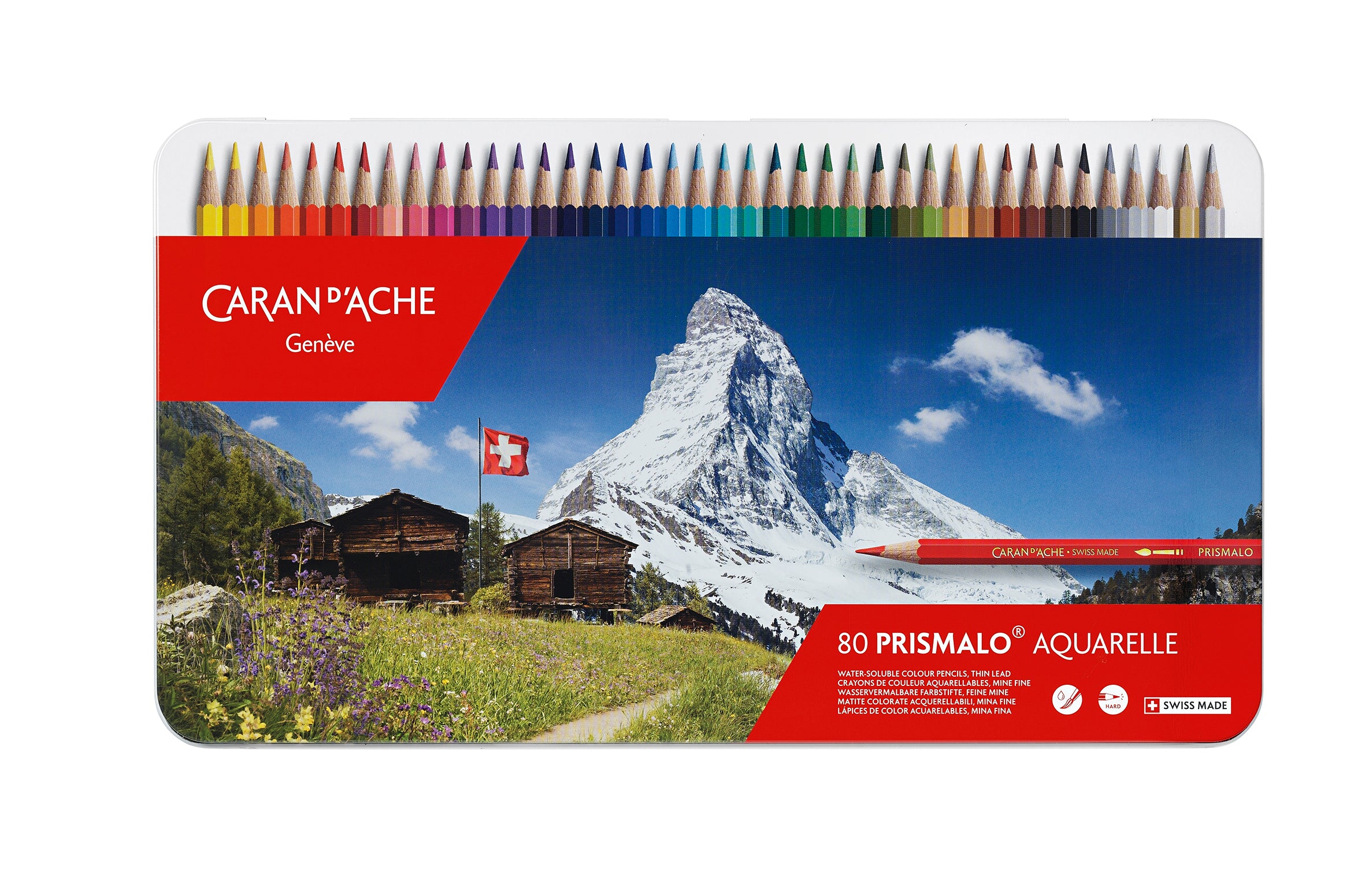 Caran D'Ache Prismalo Aquarelle Colour Pencils 80 Shades