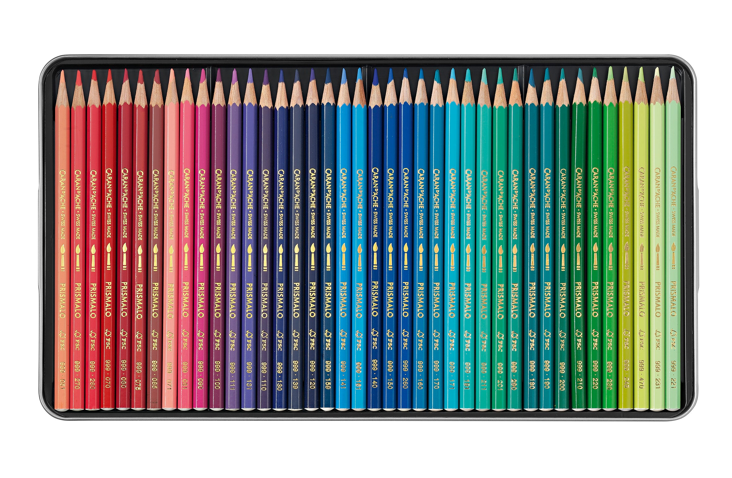 Caran D'Ache Prismalo Aquarelle Colour Pencils 80 Shades