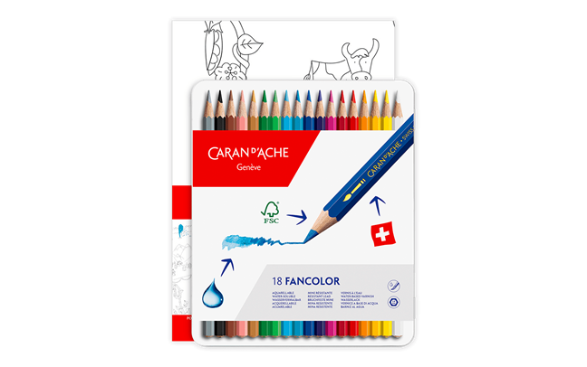 Caran D'Ache Set Family Tree XXL Poster 18 Fancolor