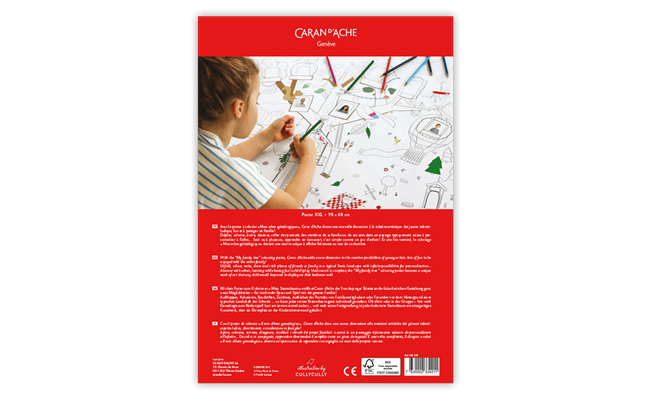 Caran D'Ache Set Family Tree XXL Poster 18 Fancolor
