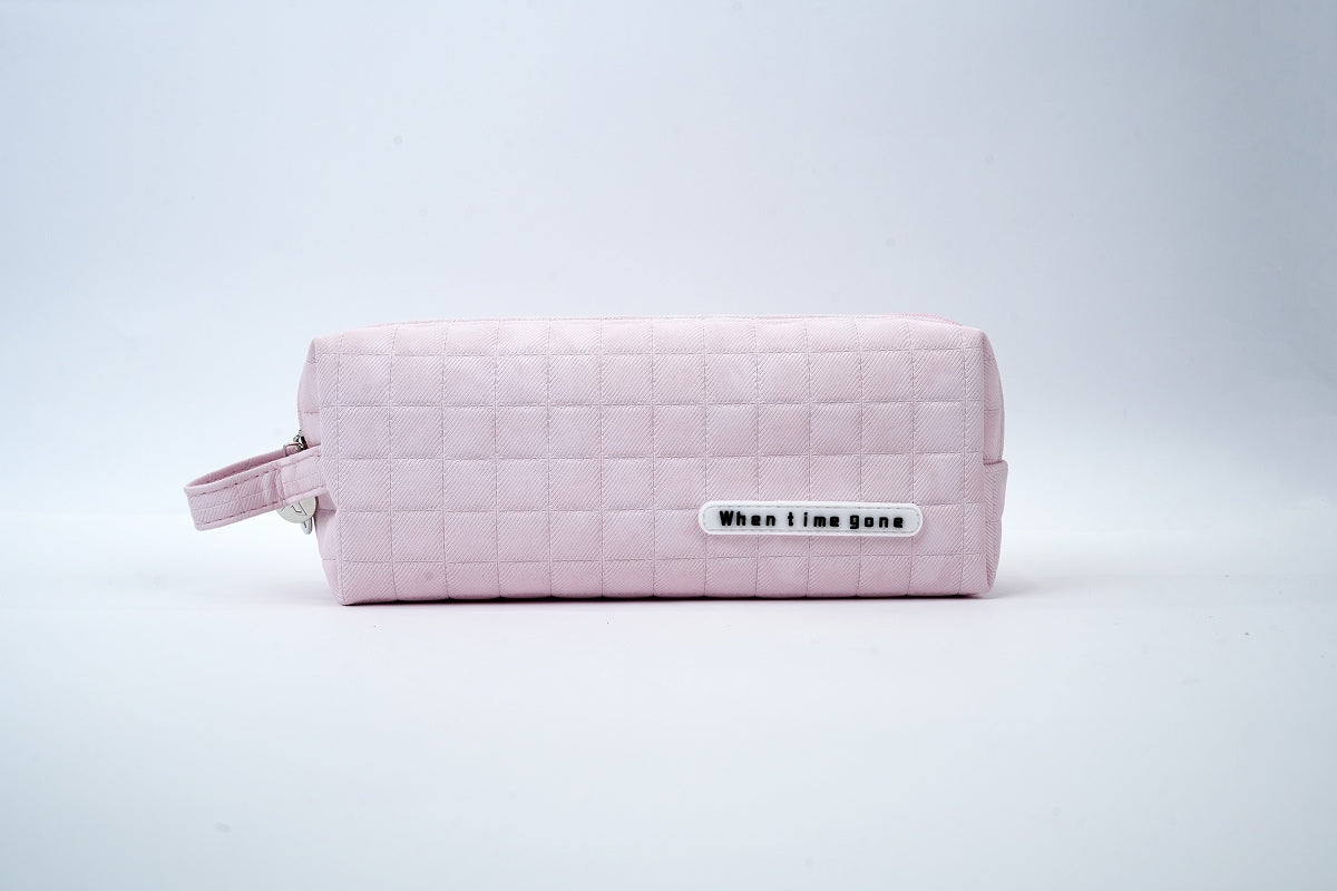 Squarestich Pouch - Pink Kidgets