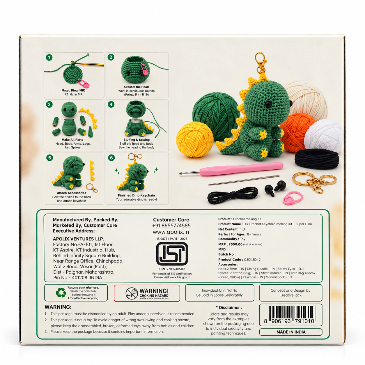 Crochet Keychain Making Kit - 2