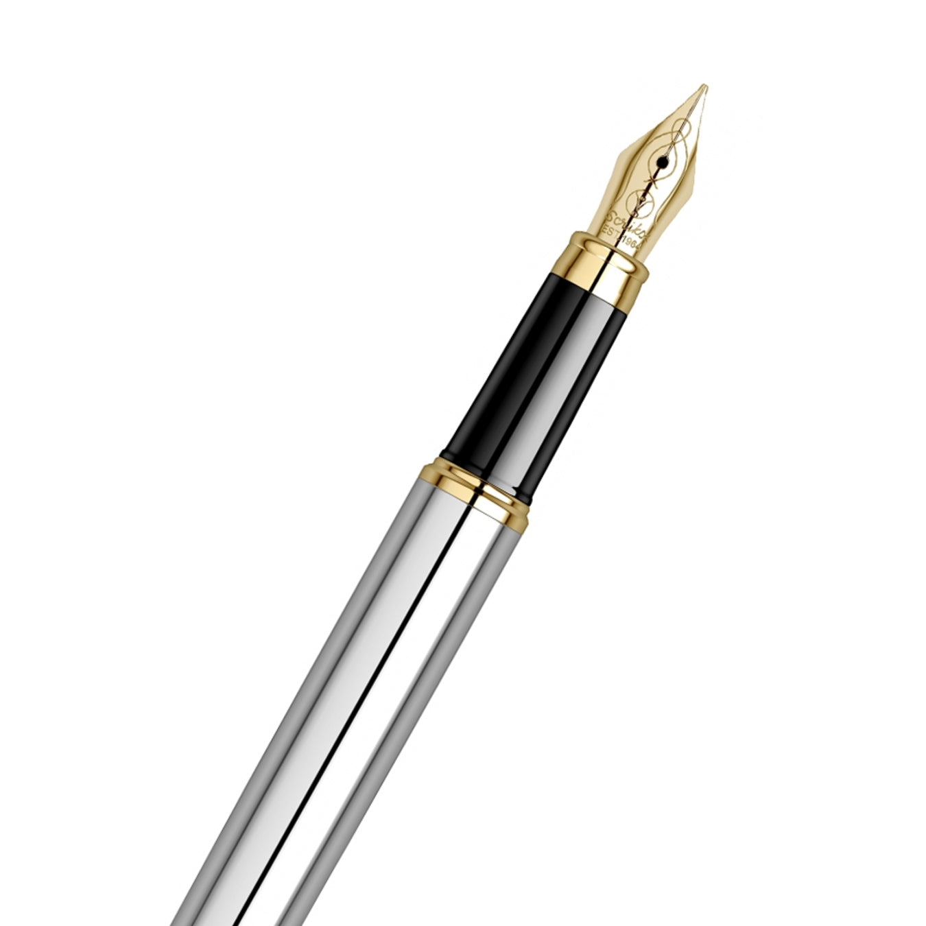 Scrikss | Oscar 39 | Fountain Pen | Chrome-GT- Medium Scrikss