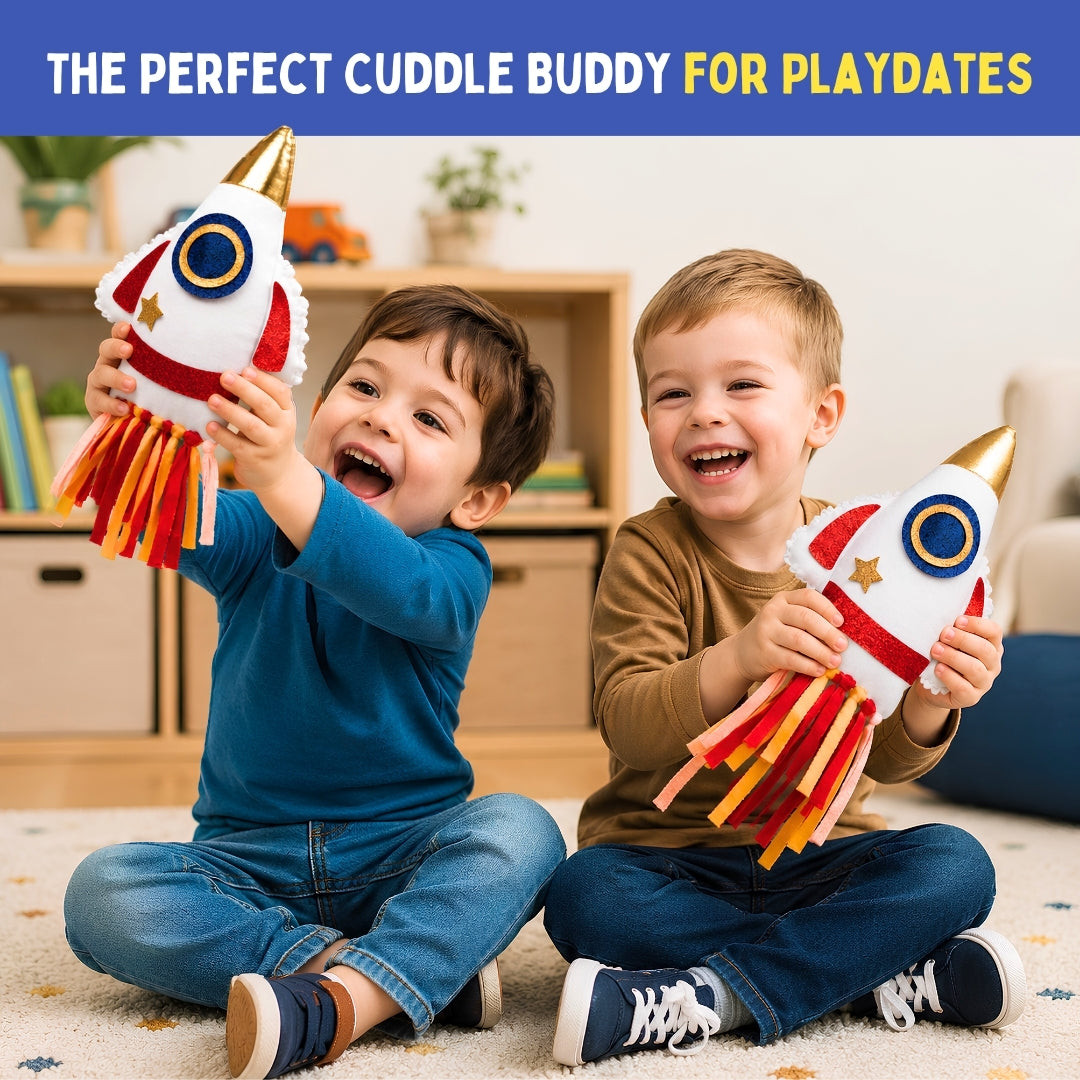 PepPlay Make Your Rocket Pillow | No-Sew DIY Craft Fun | 6+ Years