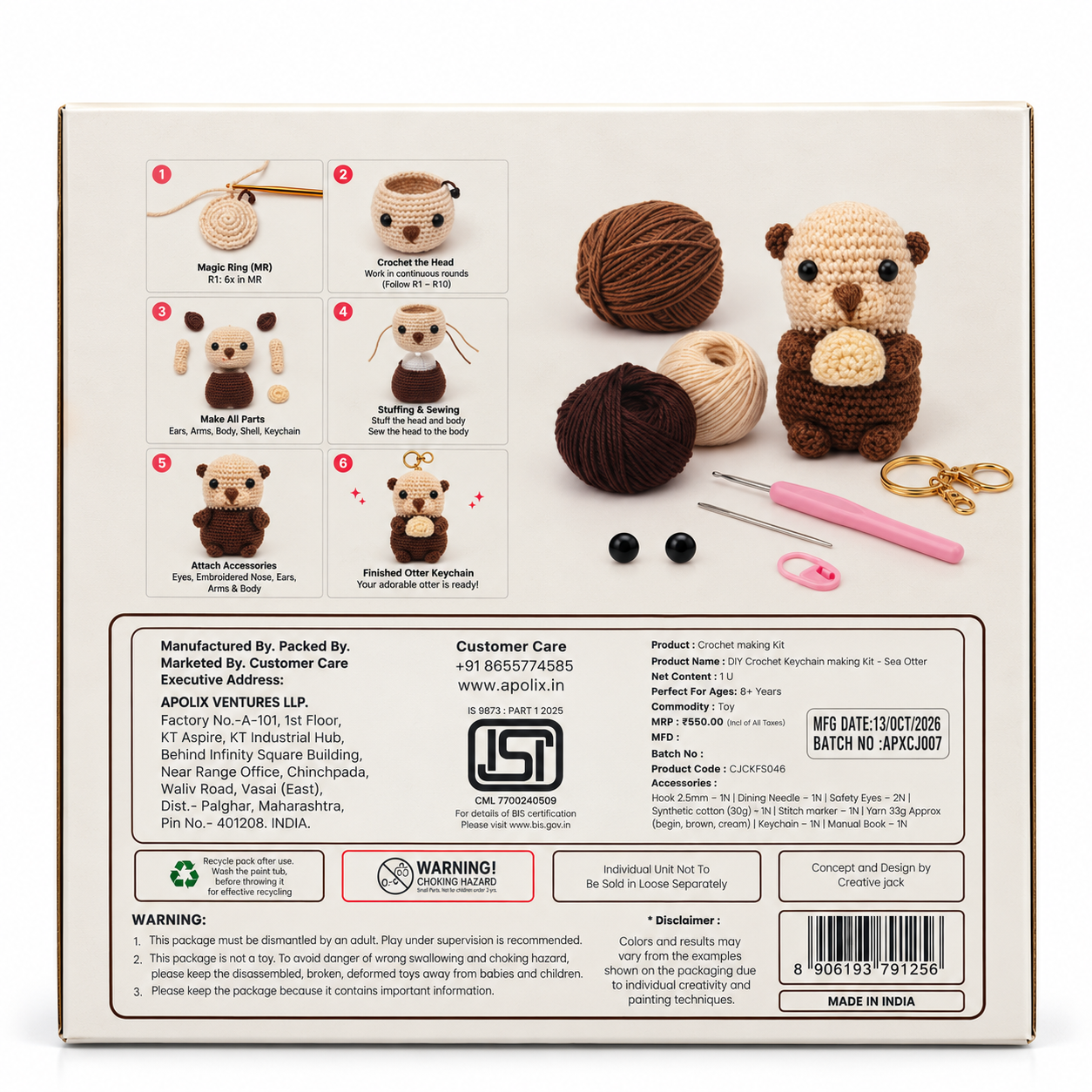 Crochet Keychain Making Kit - 2
