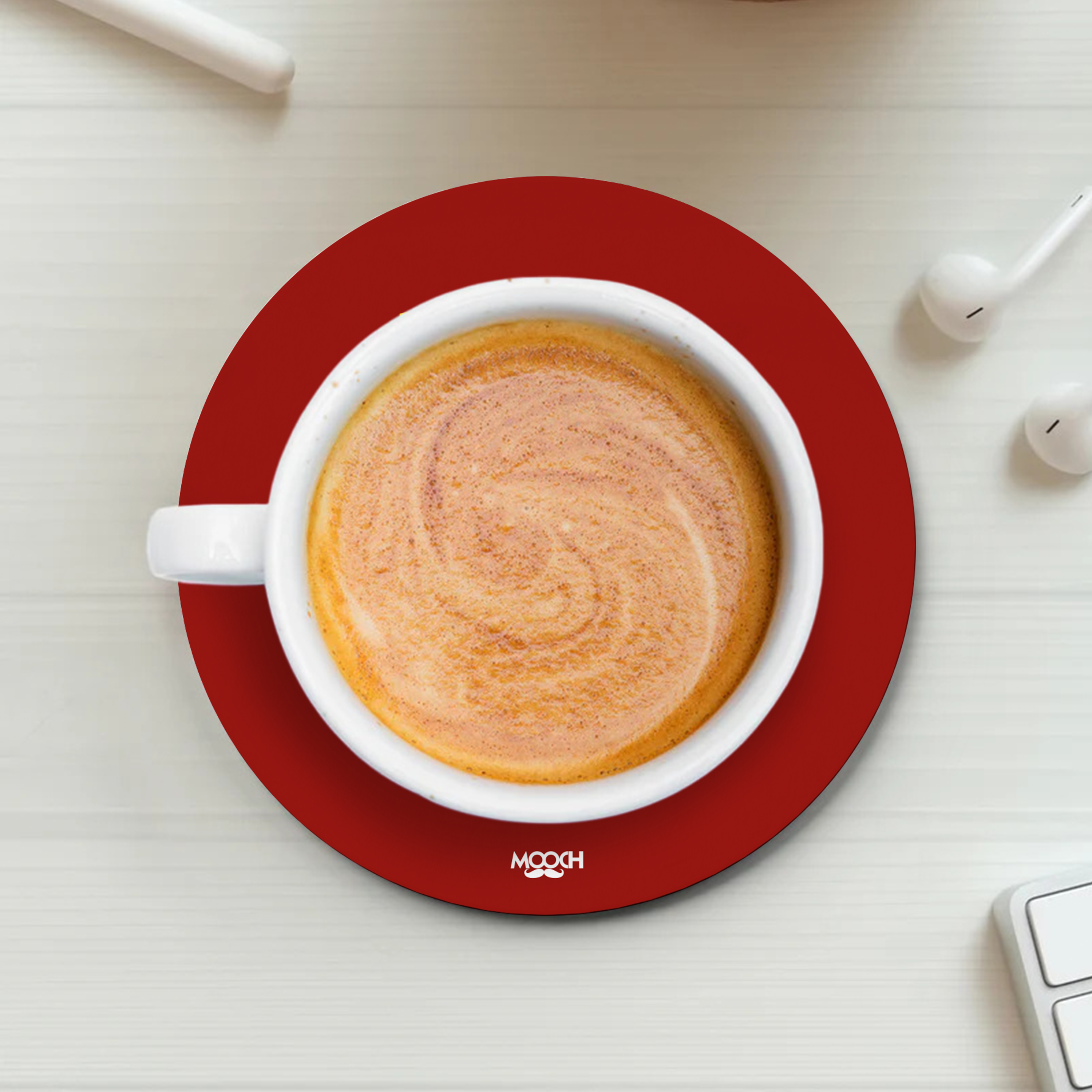 Mooch Magnetic Coaster - Bas Kya? Bhai Mooch