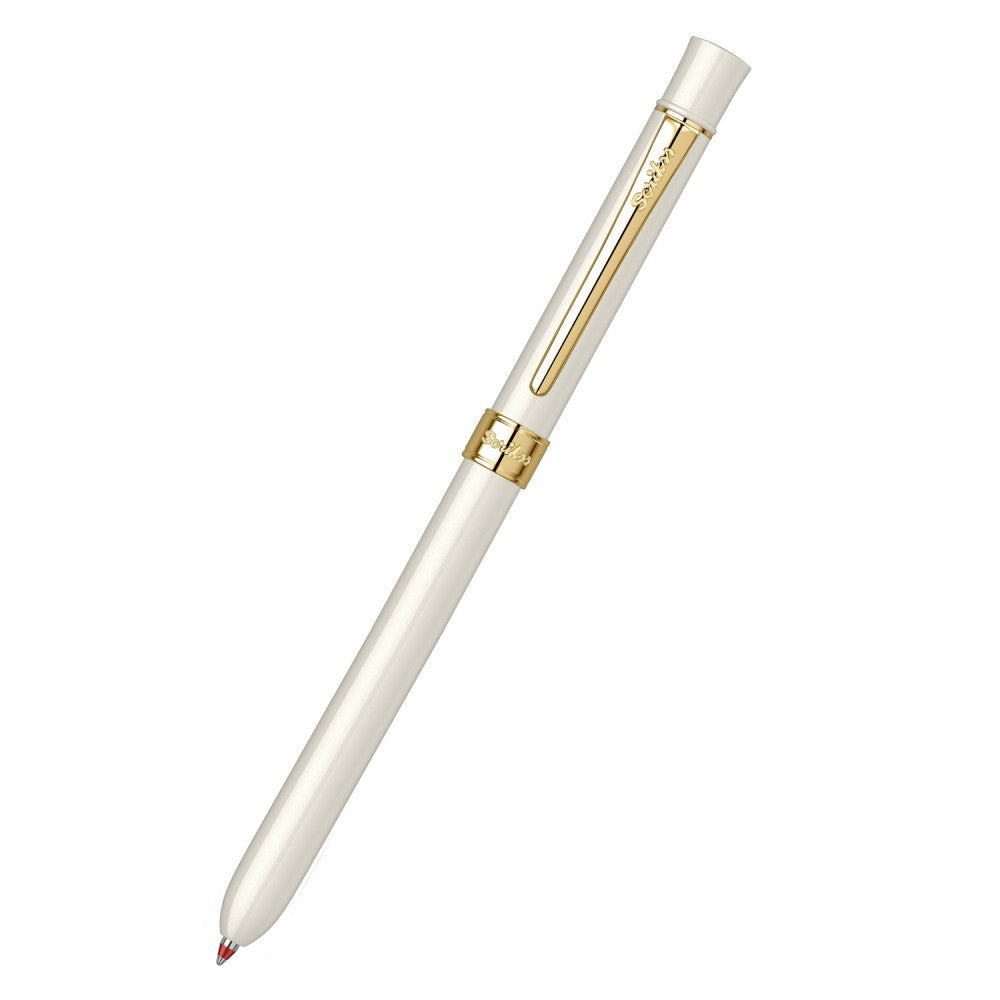 Scrikss | Trio 93 | Multi Function Pen | Ivory Gold-GT Scrikss