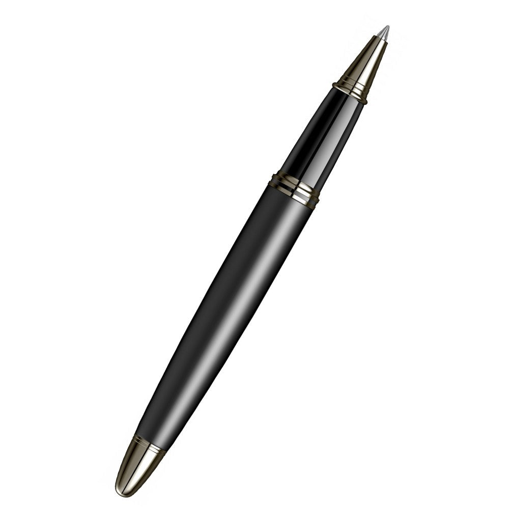 Scrikss | Knight 88 | Matt Black | Roller Ball Point Pen | Plated Brass Body Scrikss