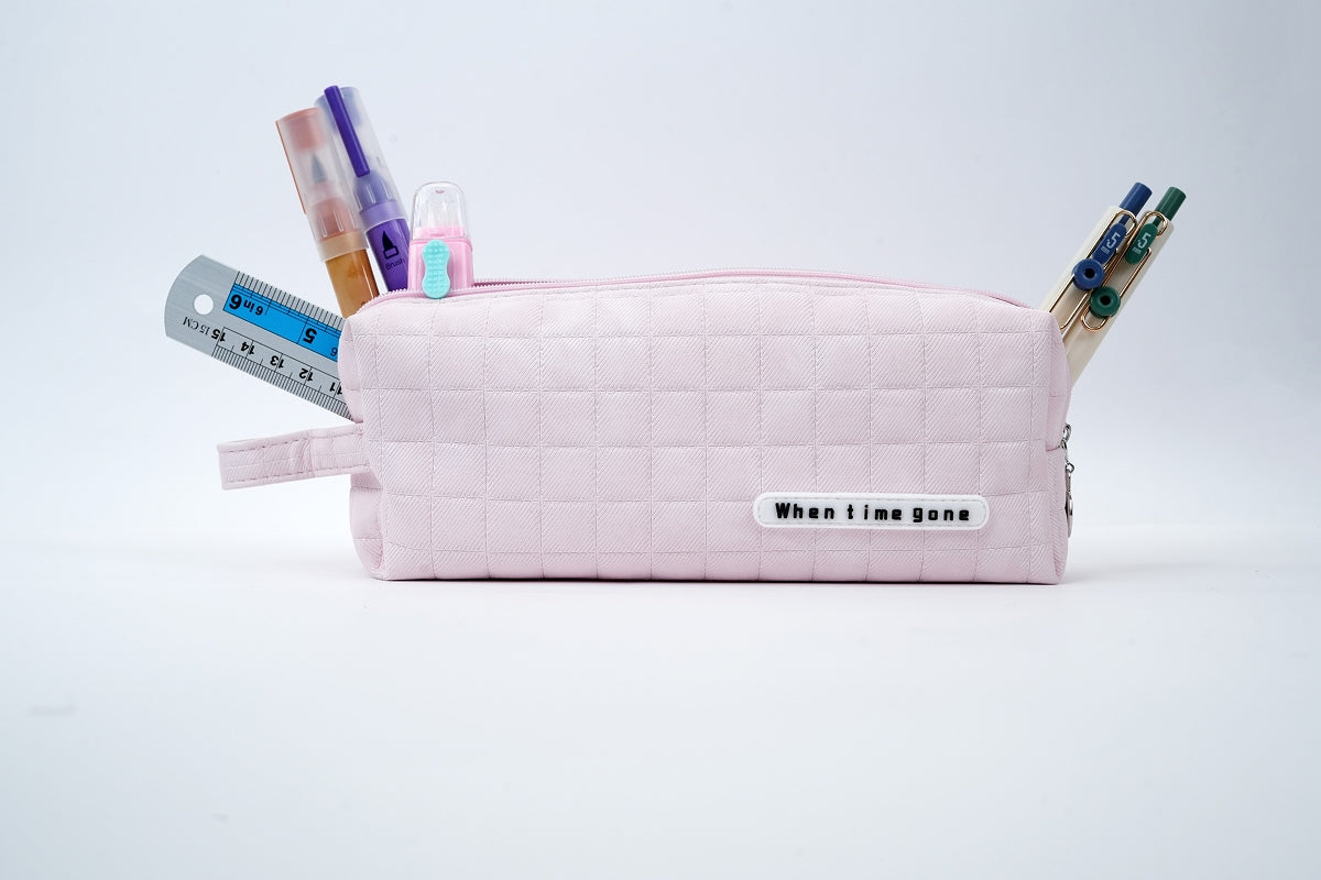 Squarestich Pouch - Pink Kidgets