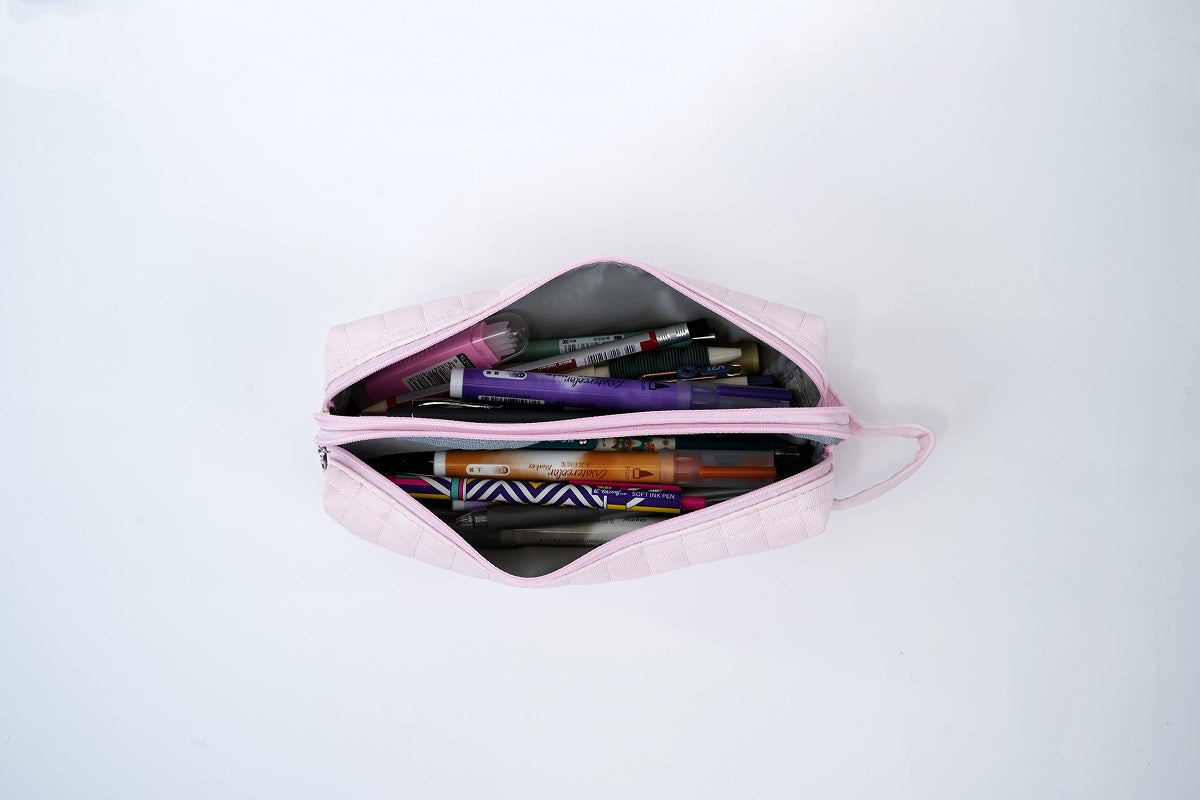 Squarestich Pouch - Pink Kidgets