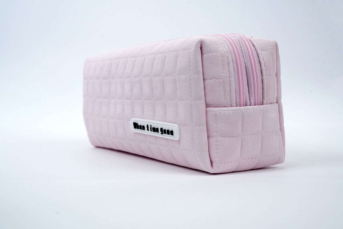 Squarestich Pouch - Pink Kidgets