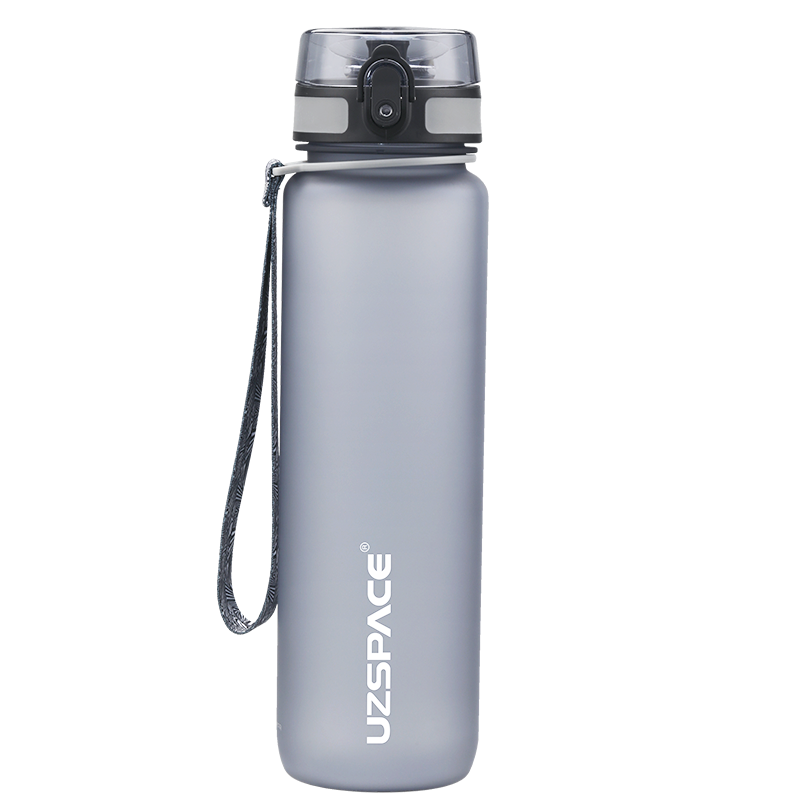 Uzspace Neon Frosted Tritan Water Bottle - 800ml, 1000ml Uzspace