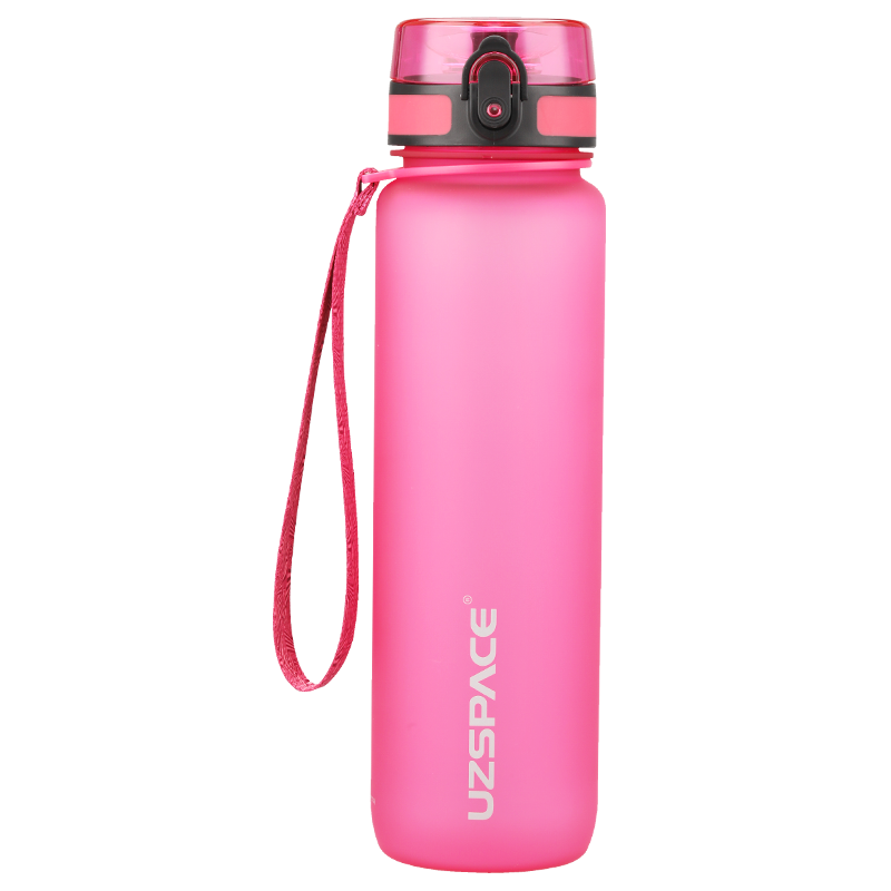 Uzspace Neon Frosted Tritan Water Bottle - 800ml, 1000ml Uzspace