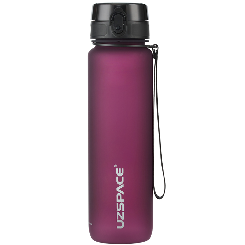 Uzspace Neon Frosted Tritan Water Bottle - 800ml, 1000ml Uzspace