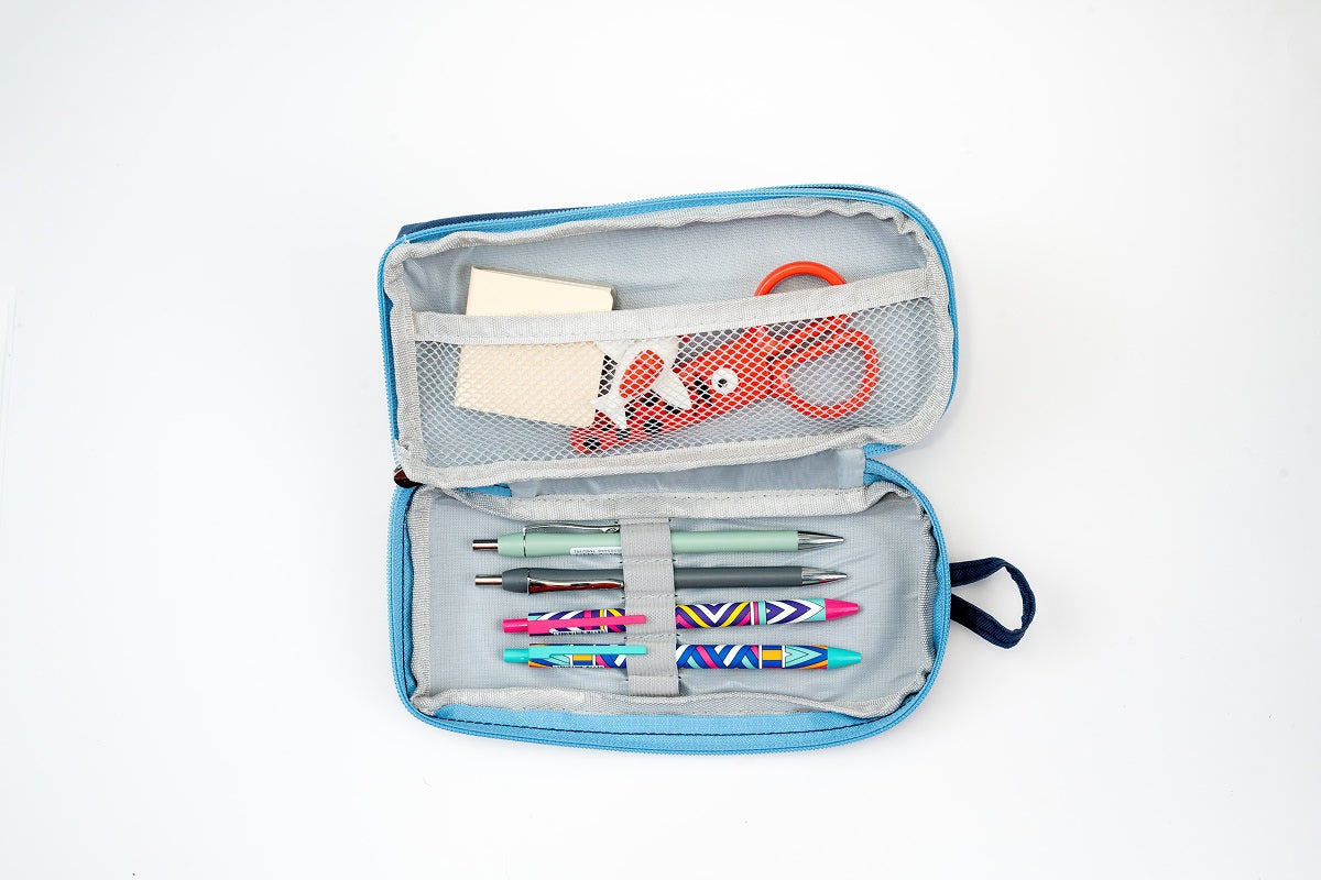 Football Pencil Pouch - Blue Kidgets