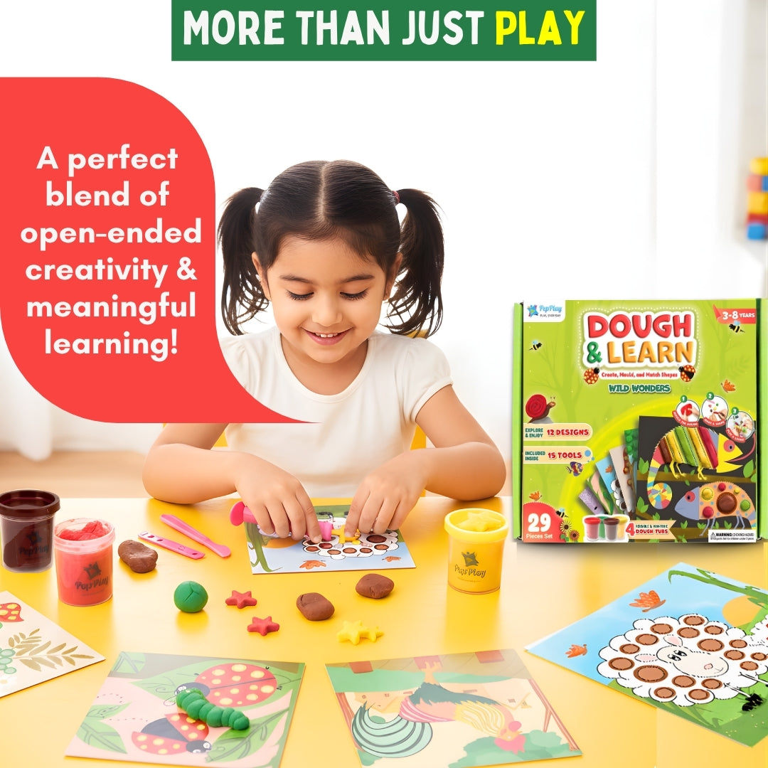 PepPlay Dough & Learn Wild Wonders | Creative Dough Play & Learning | 3+ Years