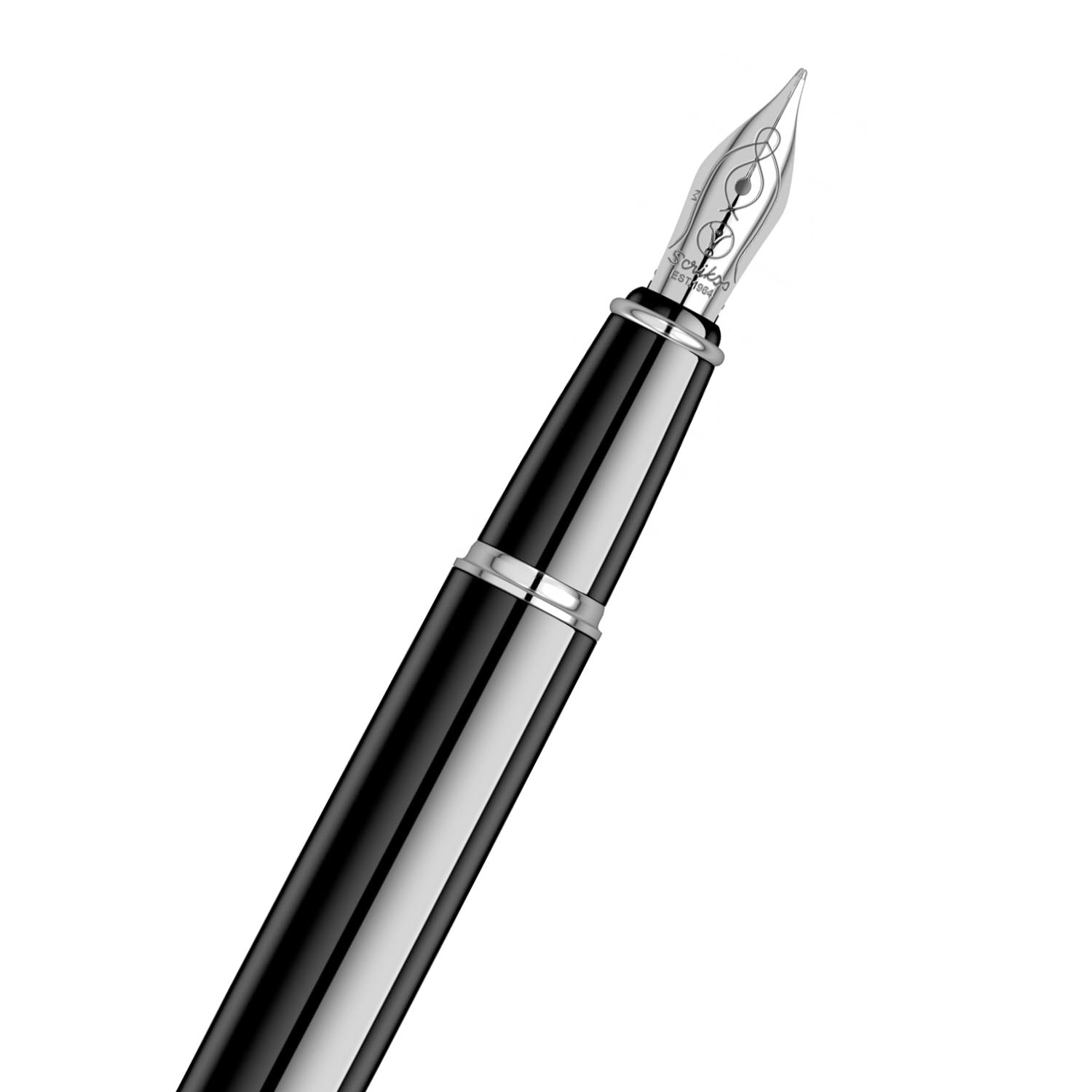 Scrikss | Noble 35 | Fountain Pen | Black-CT Medium Scrikss