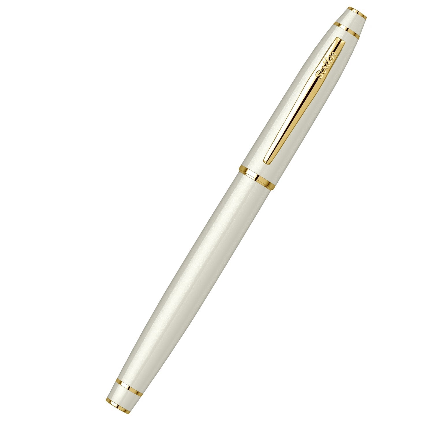 Scrikss | Noble 35 | Fountain Pen | Ivory-GT  Medium Scrikss