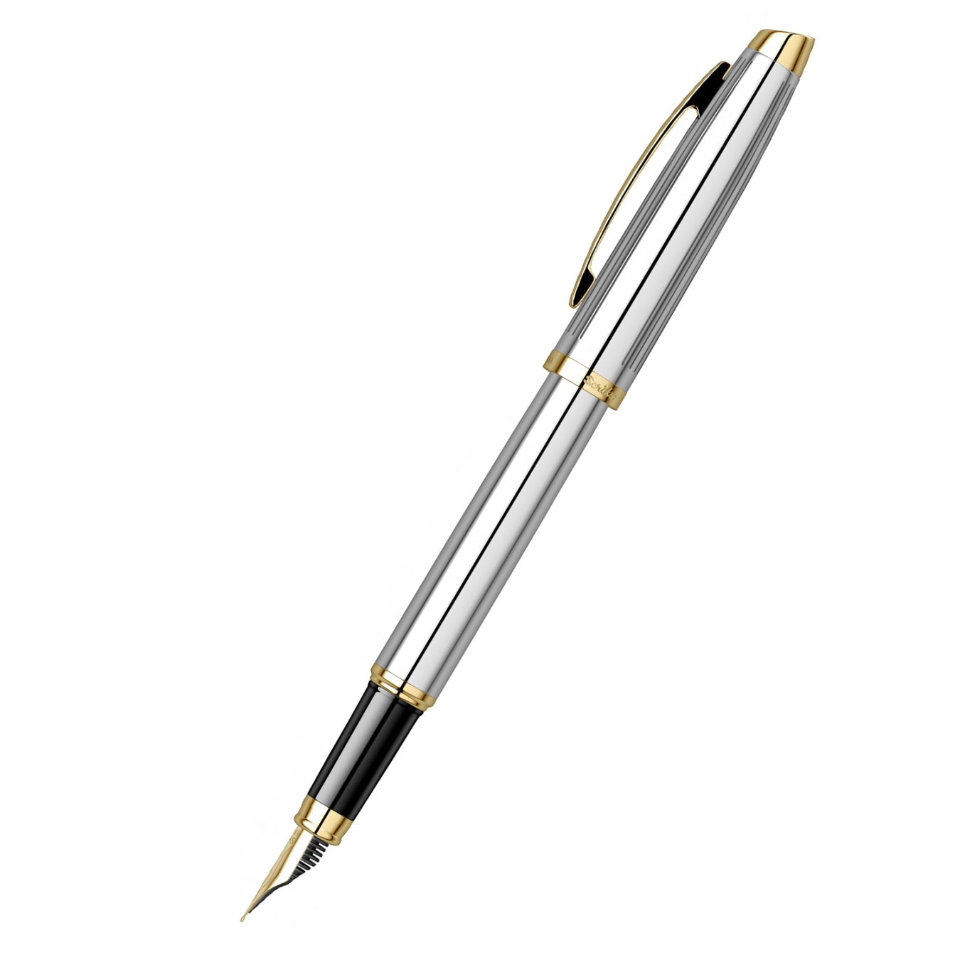 Scrikss | Oscar 39 | Fountain Pen | Chrome-GT- Medium Scrikss