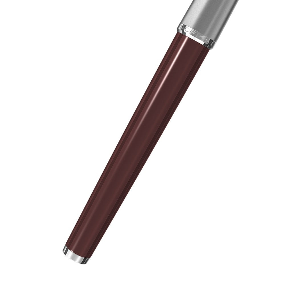 Scrikss | Roller Ball Point Pen | Metropolis | Burgundy Barrel Scrikss
