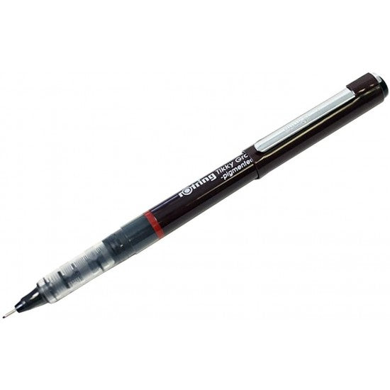 Rotring | Tikky | Graphic Fineliner | Black Pigmented Lightfast | Pack of 12pieces | 0.2mm Rotring