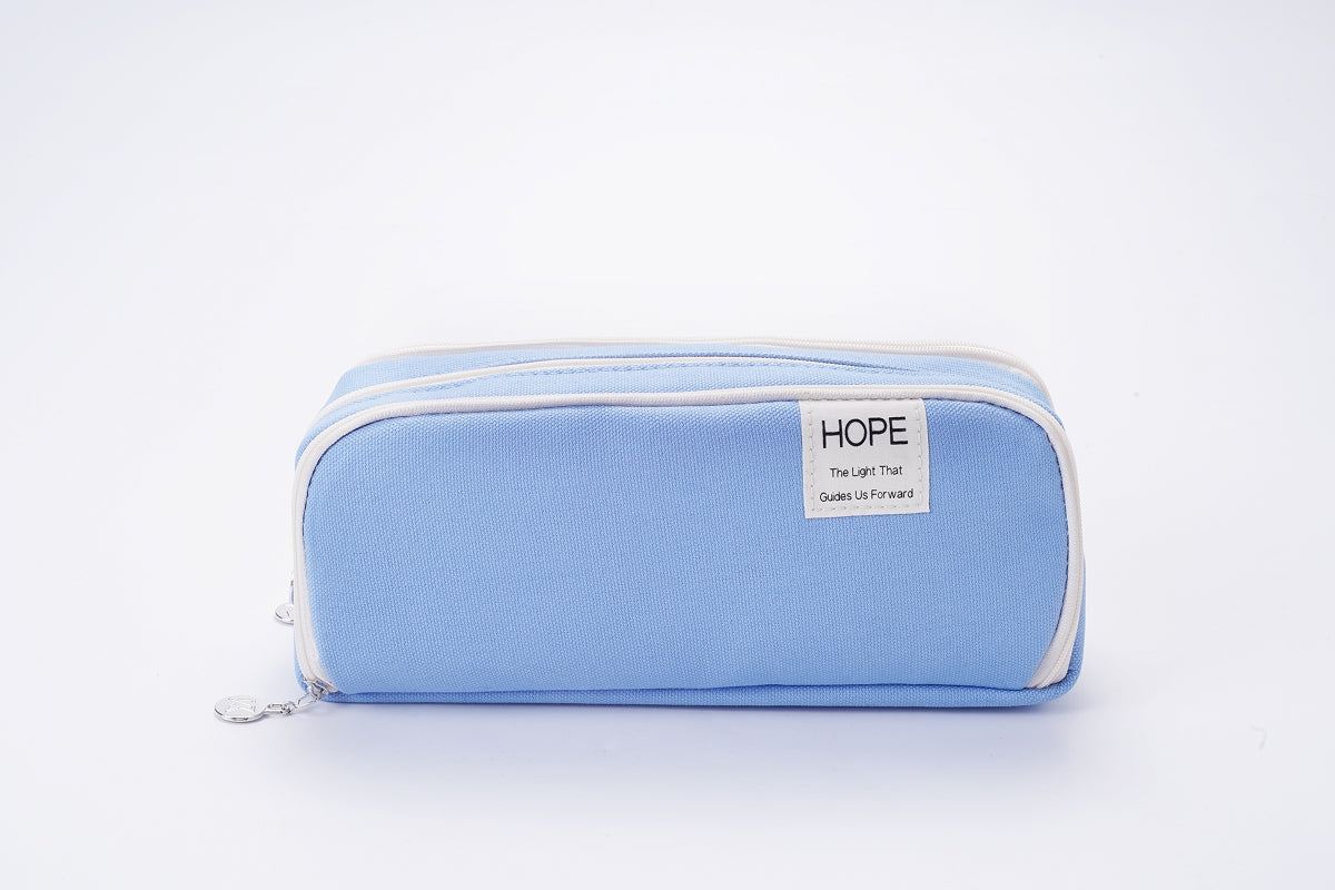 Tri-zip Organizer Pouch - Light Blue Kidgets