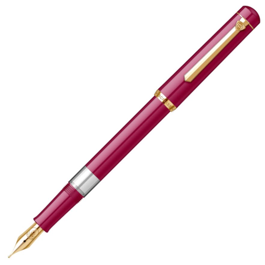 Scrikss | 419 Piston Filler | Fountain Pen | Fuschia GT Scrikss