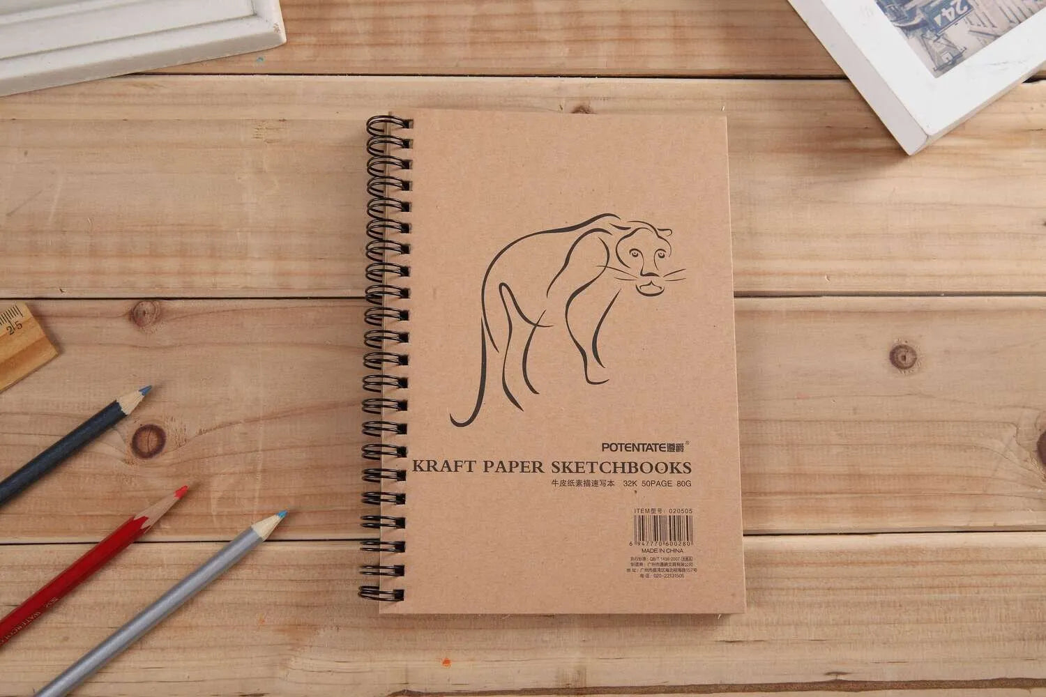 Artrack Paper Sketch Pad Wiro Bound 100 Pages