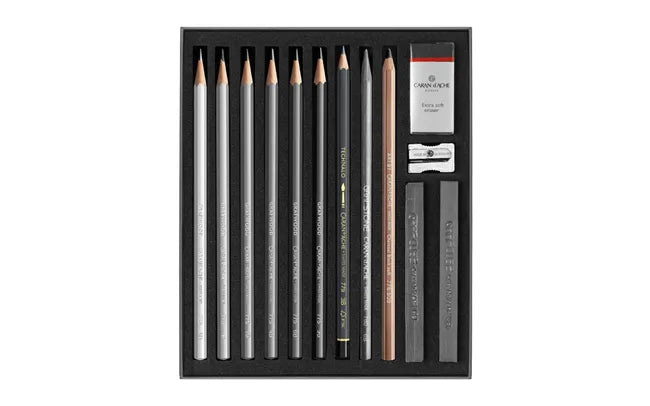 Caran D'Ache 14 Piece Drawing and Sketching Set