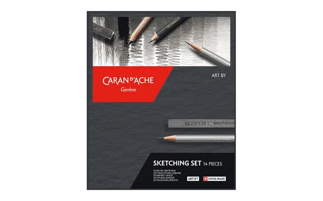 Caran D'Ache 14 Piece Drawing and Sketching Set