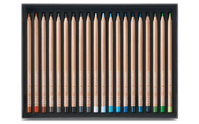 Caran d’Ache Luminance 6901 Set of 40 – Best Artist Colour Pencils