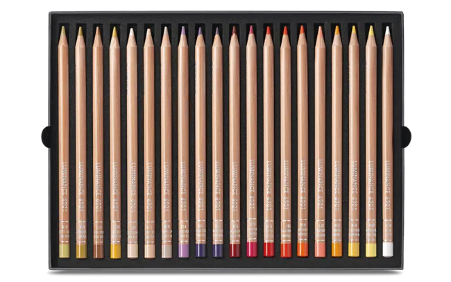 Caran d’Ache Luminance 6901 Set of 40 – Best Artist Colour Pencils